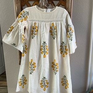 Yo Baby floral print bell sleeve dress